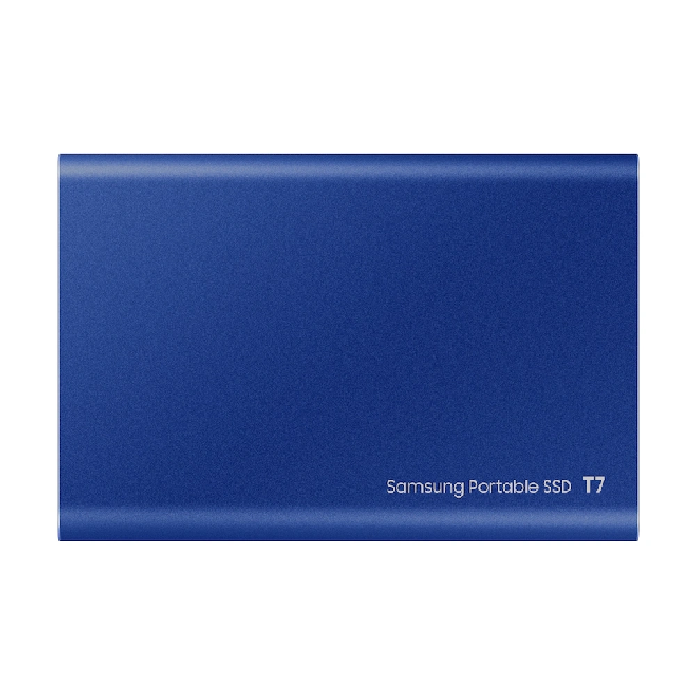 Samsung External SSD 2TB T7 (With USB 3.2) Blue view 2